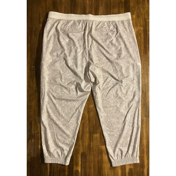 Athleta Women's Plus Size 24 Venture Jogger Pant Printed Tapered Leg Viper Grey - Picture 4 of 16